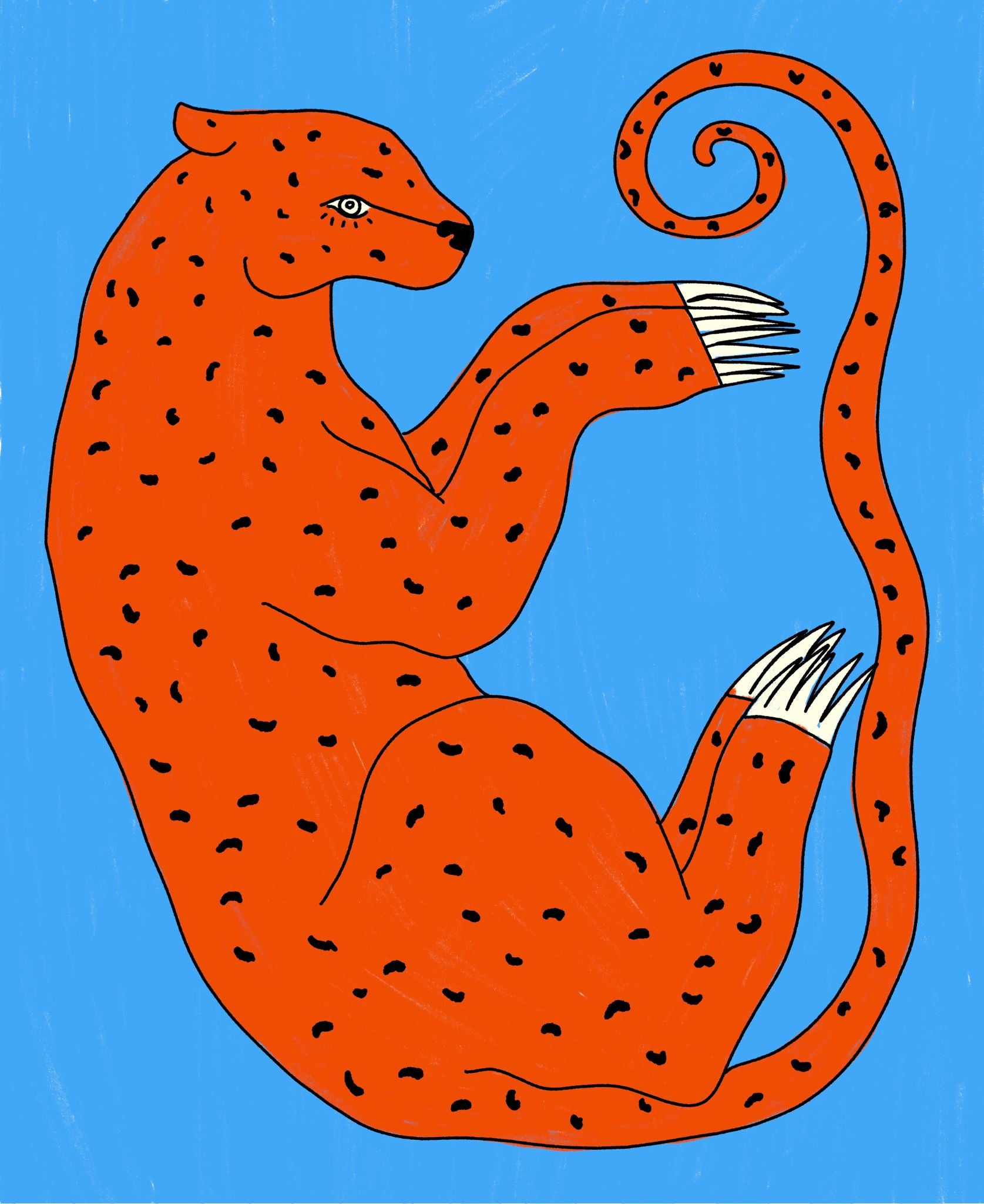 red leopard