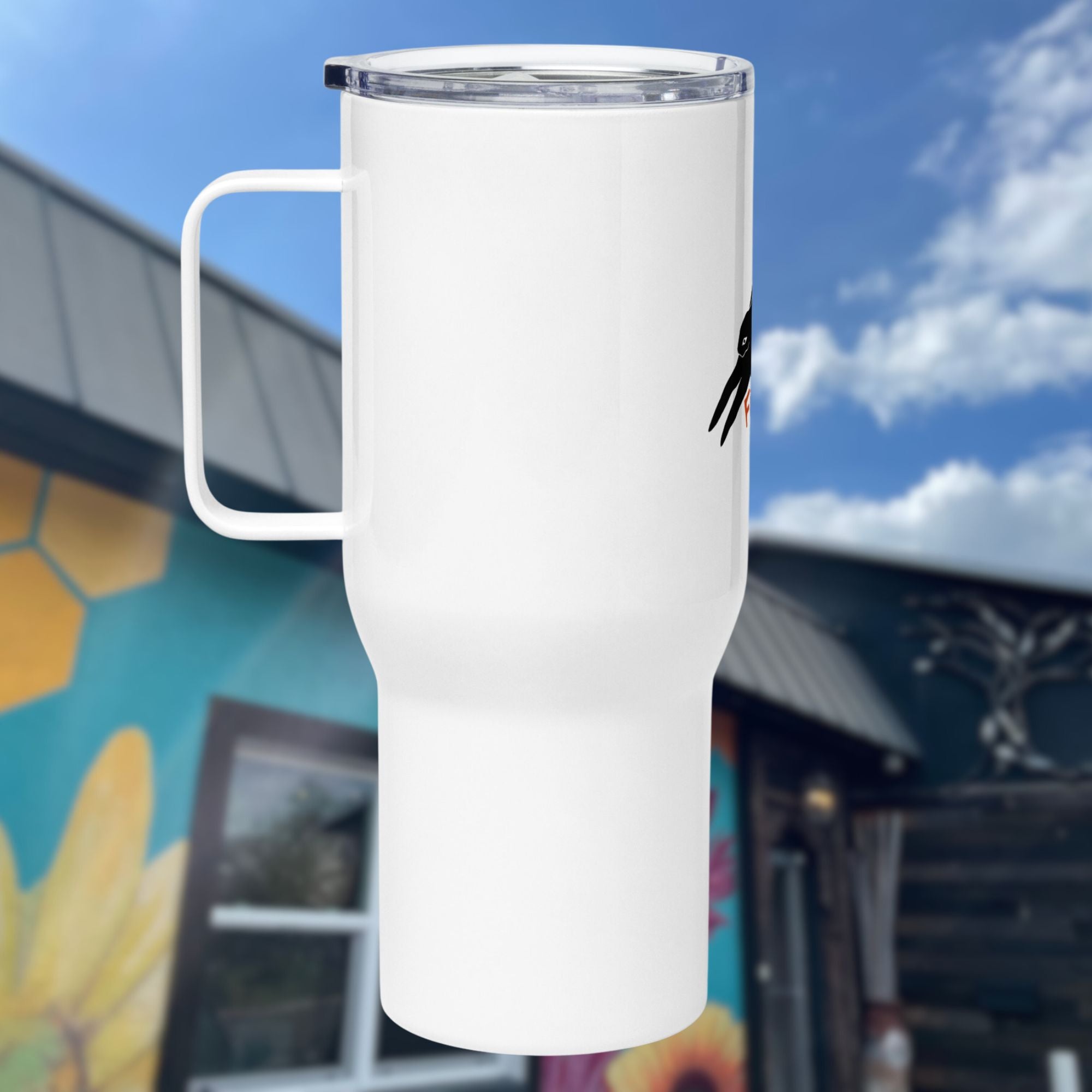 bun travel mug with a handle – Fiorenza Art