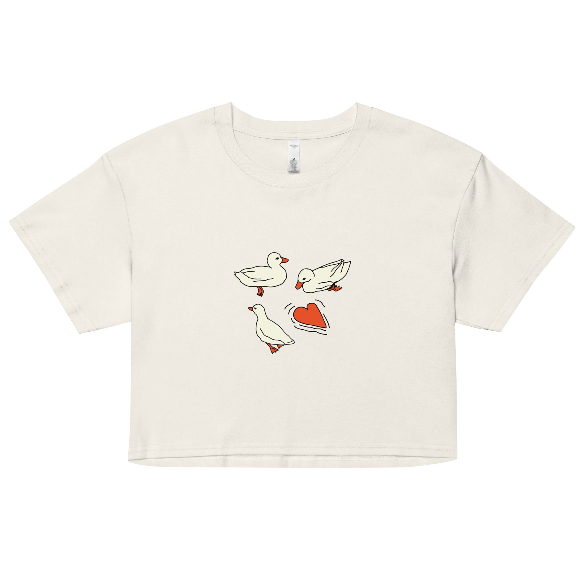 Love duck crop top