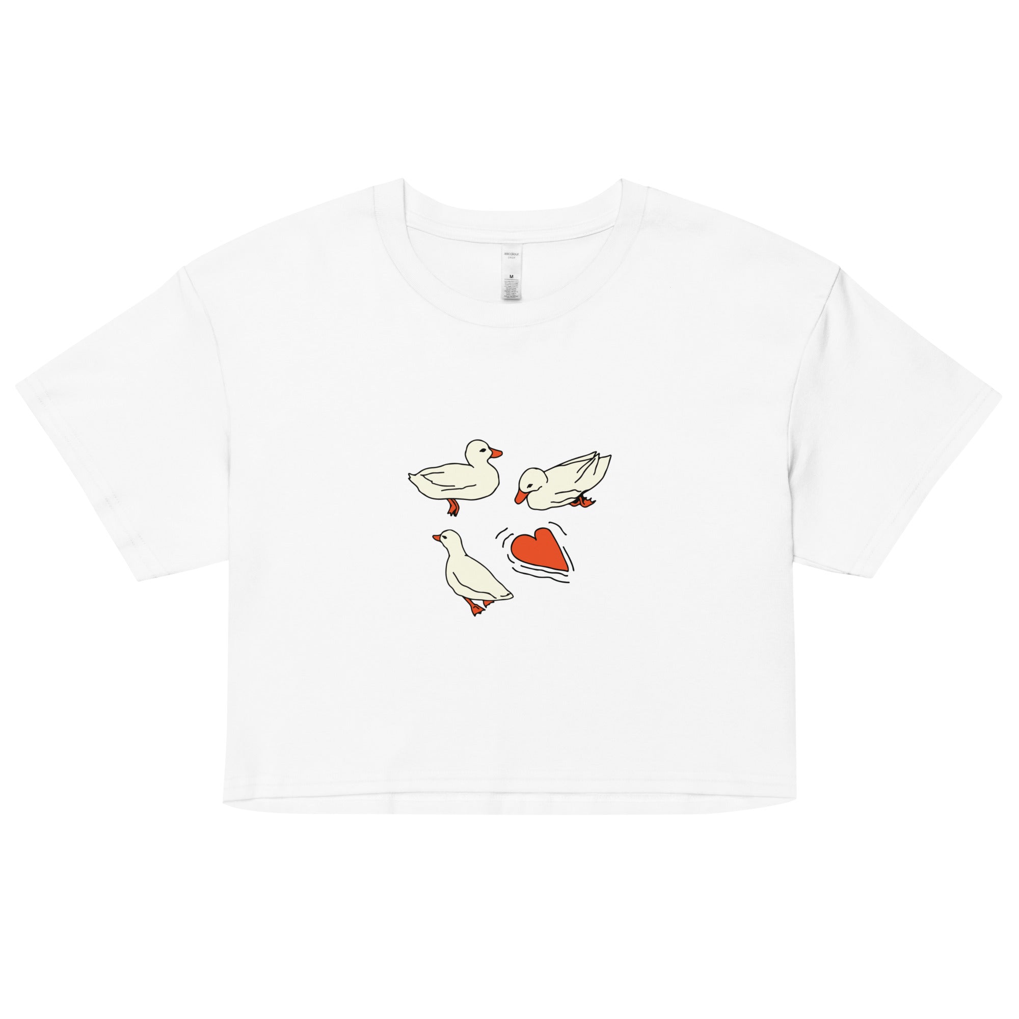 Love duck crop top